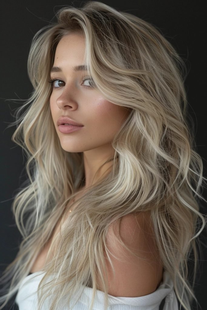 Textured Waves hairstyles for long hair