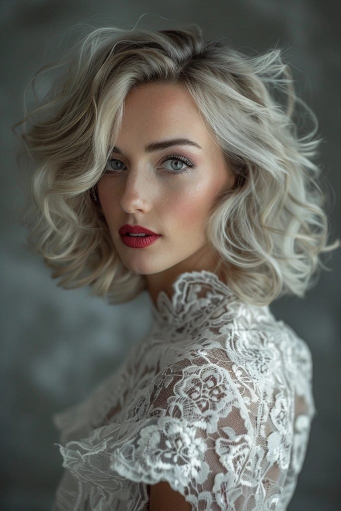 Vintage Curls Hairstyles for Medium Length Hair