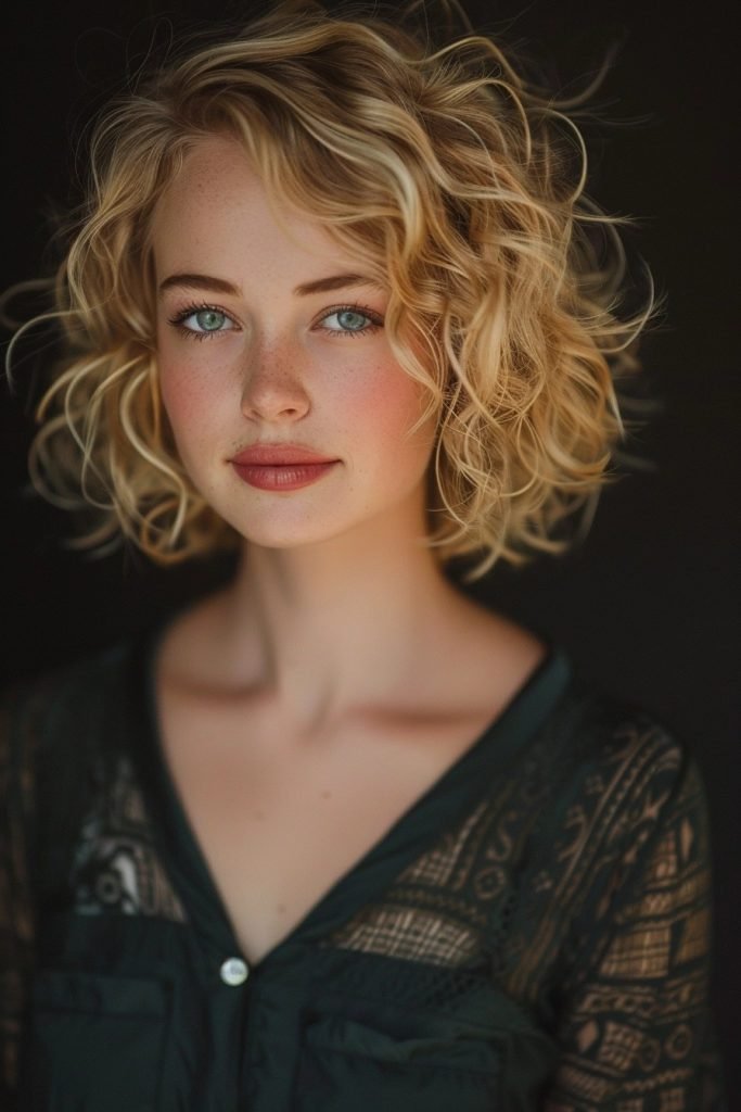 Vintage Curls Hairstyles for Medium Length Hair