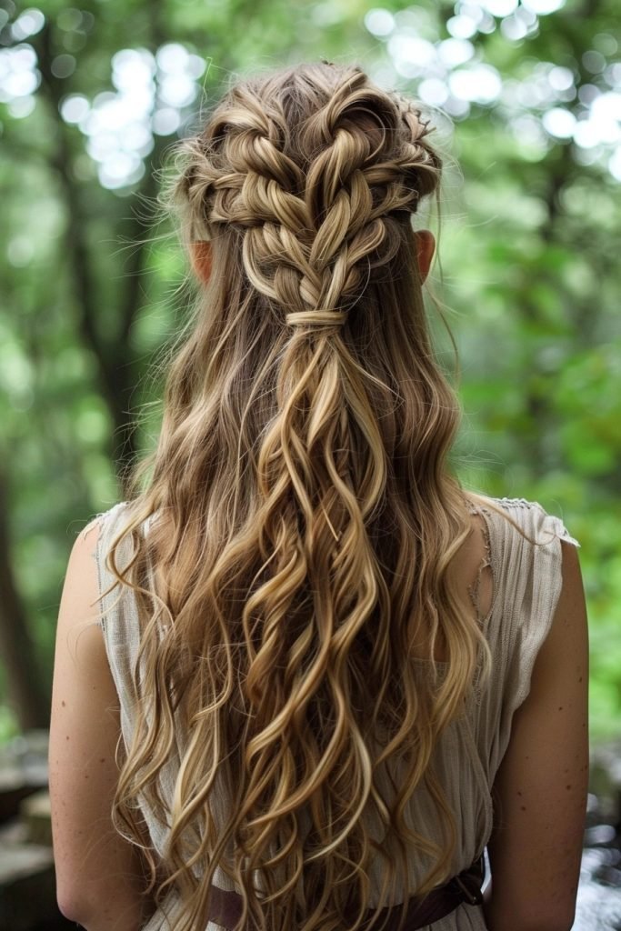 Waterfall Braid hairstyles for long hair