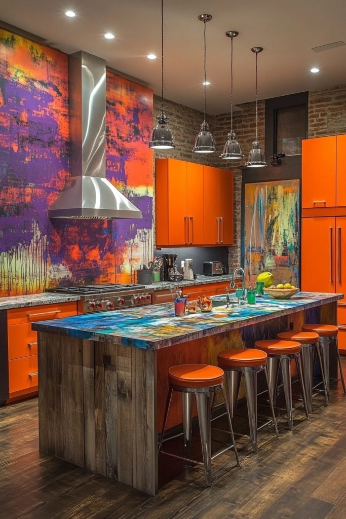 Abstract Artistic Appetite Area