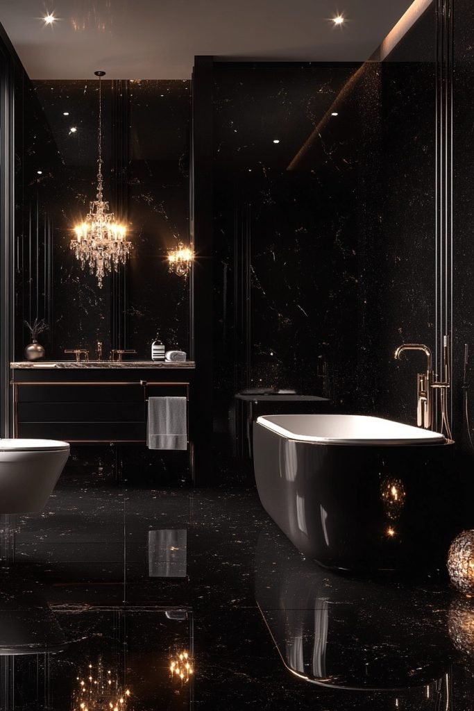 Black Tie Bathroom