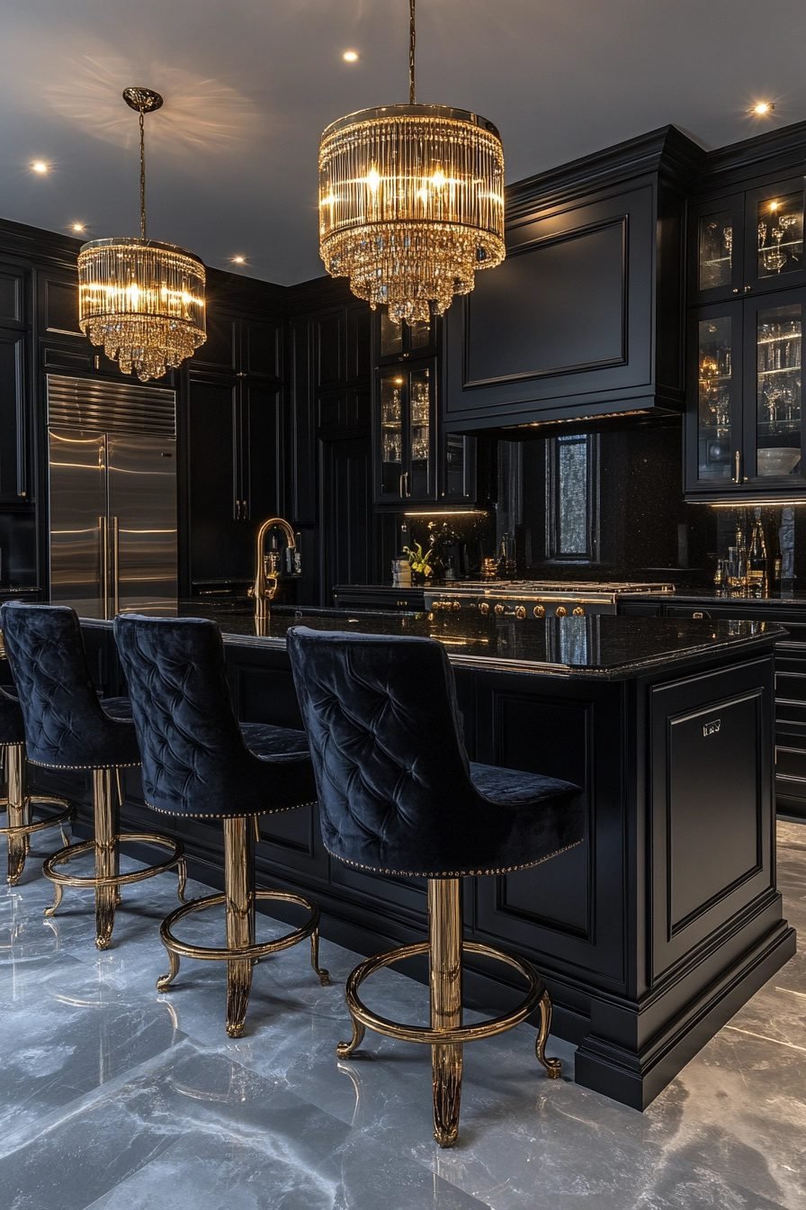 29 Black Modern Kitchen Ideas For A Bold And Sophisticated Look ...