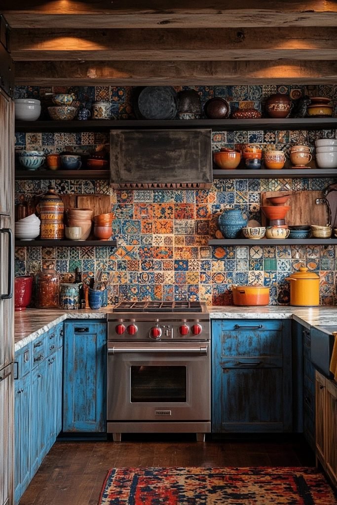 Bohemian Chic Kitchen Accents