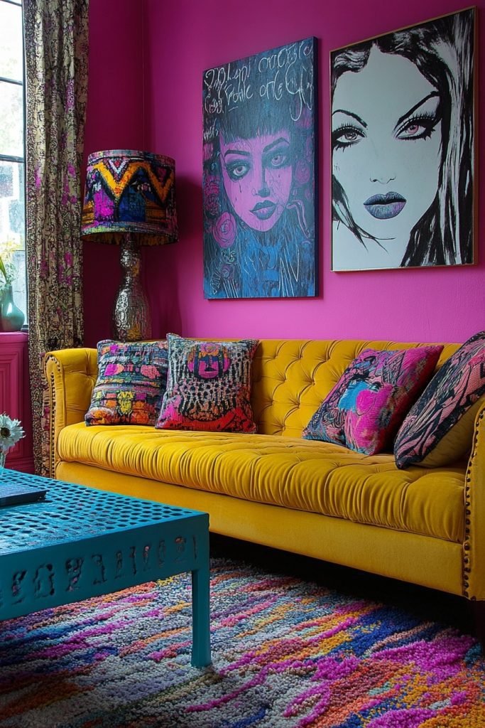 Bubblegum Bliss Living Area