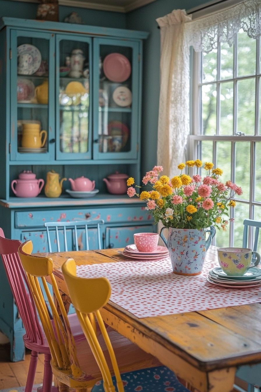 29 Shabby Chic Dining Room Ideas For A Cozy Gathering Space - Courtneys ...