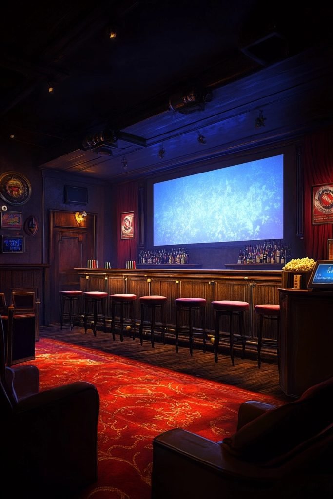 Cinema-Themed Bar