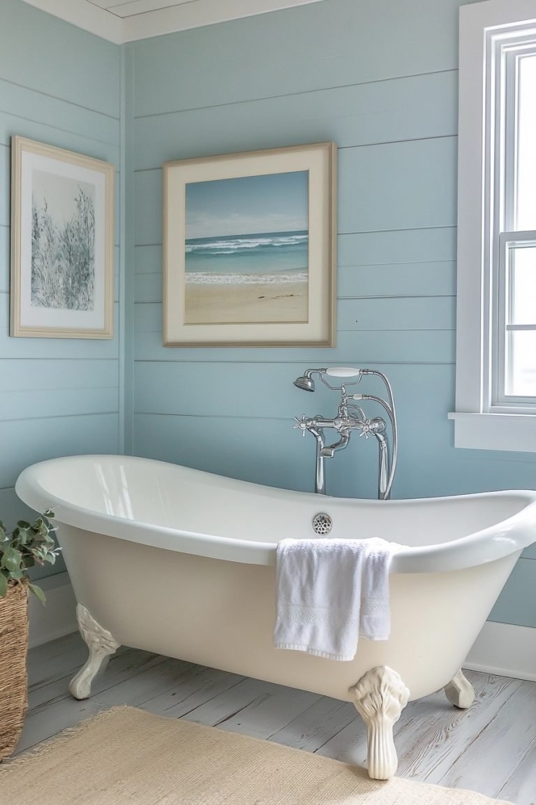 29 Coastal Farmhouse Bathroom Ideas To Create A Serene Oasis