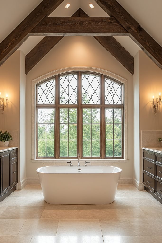 Contemporary Tudor Bathroom