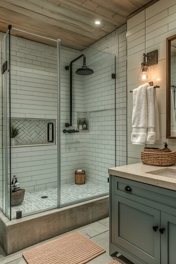 Cool-Toned Industrial Farmhouse