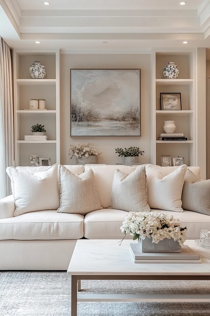 Crisp and Clean Living Room