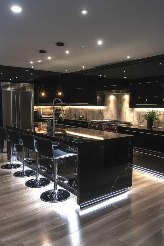 Dark Lacquer and LED Highlights