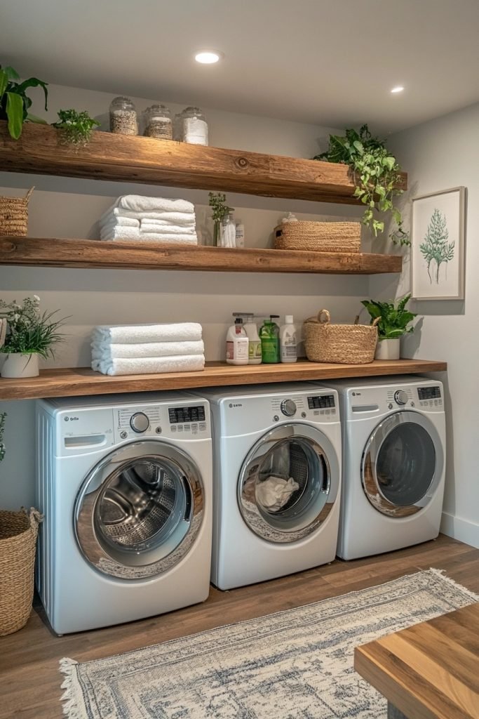 Eco-Friendly Laundry Area