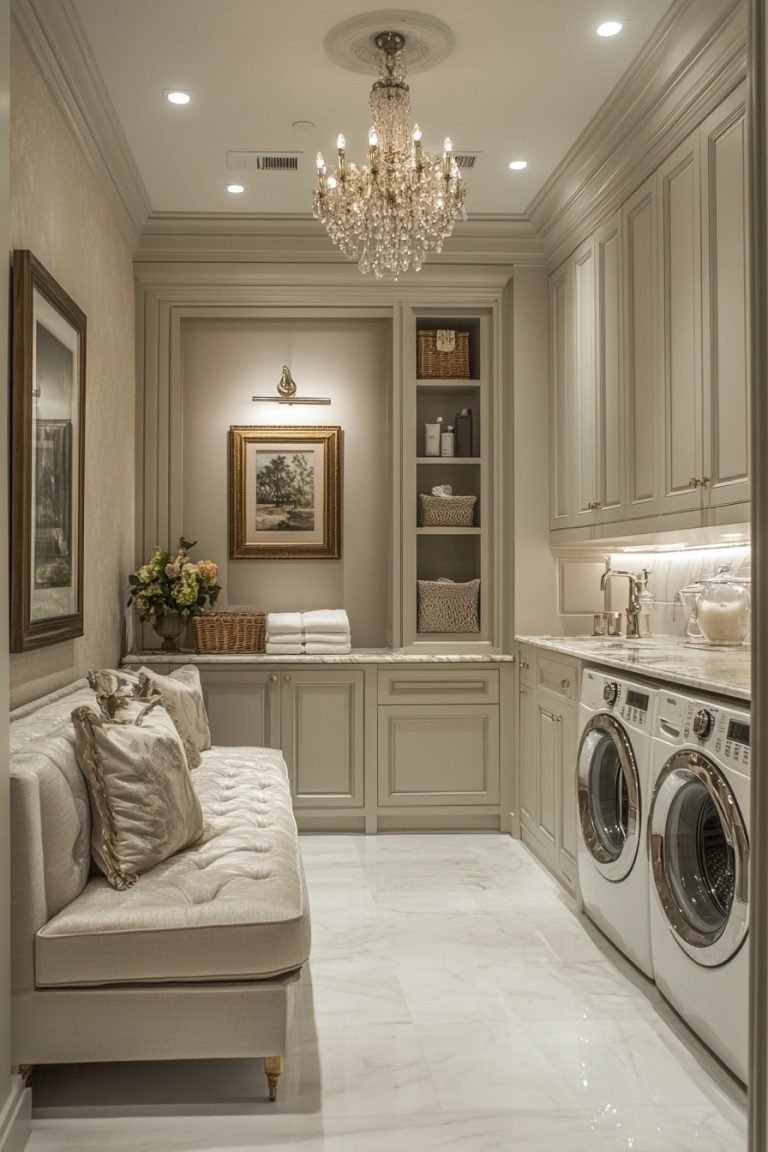 29 Basement Laundry Room Ideas For Ultimate Organization - Courtneys World