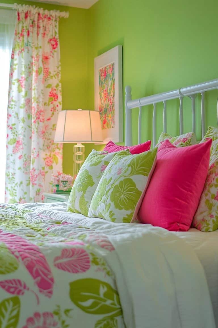 29 Green And Pink Bedroom Ideas For A Chic And Trendy Vibe - Courtneys World