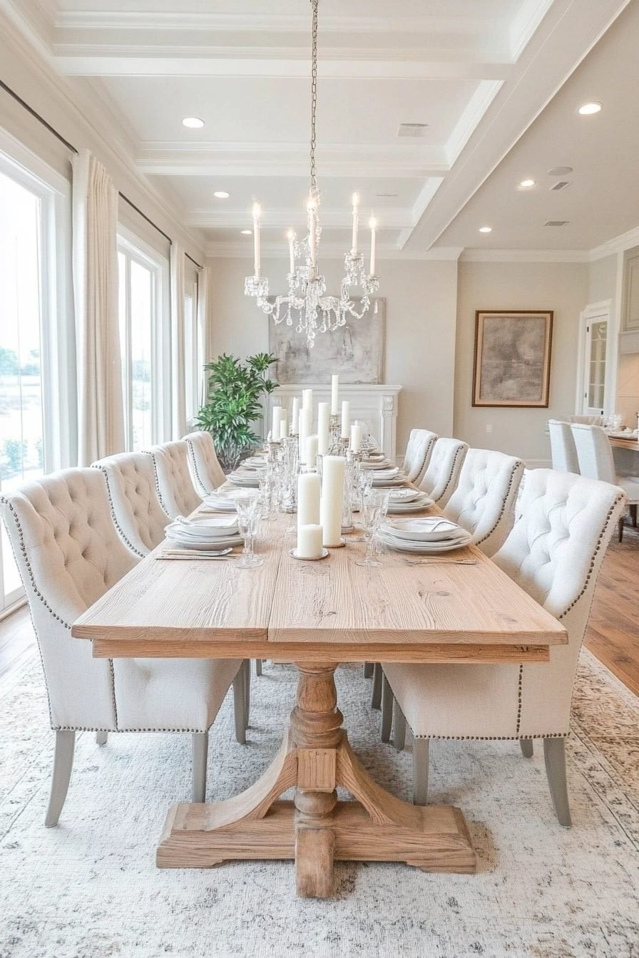 29 Shabby Chic Dining Room Ideas For A Cozy Gathering Space - Courtneys ...