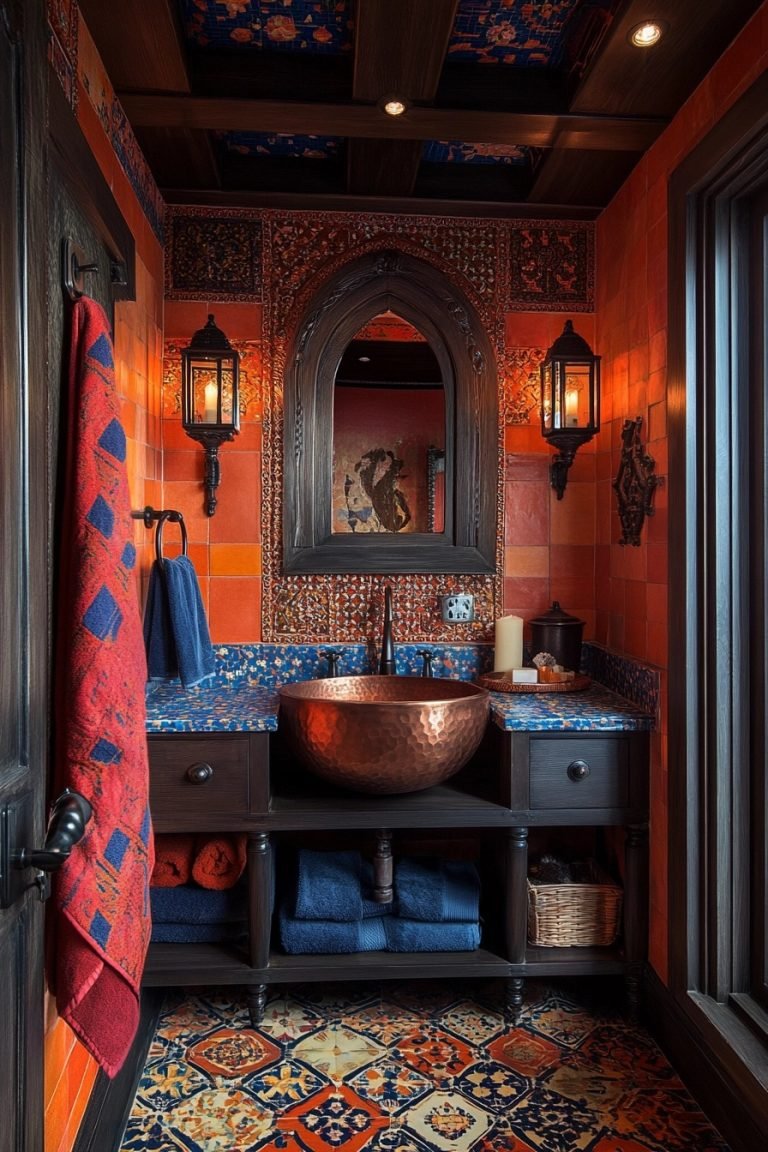 29 Eclectic Bathroom Ideas For A Bold And Creative Look - Courtneys World