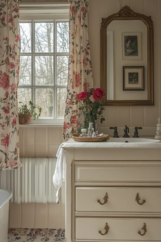French Provincial Powder Room