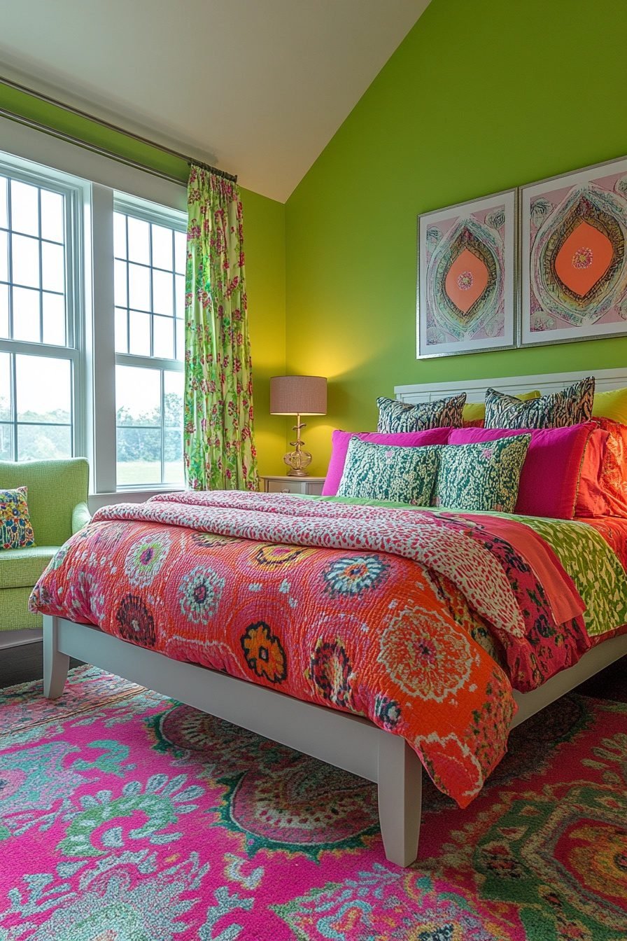 29 Green And Pink Bedroom Ideas For A Chic And Trendy Vibe Courtneys