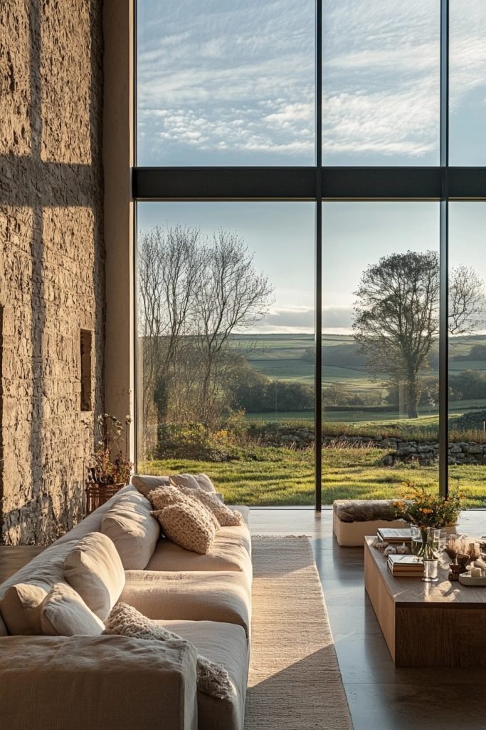 Glass-Walled Barn Conversion