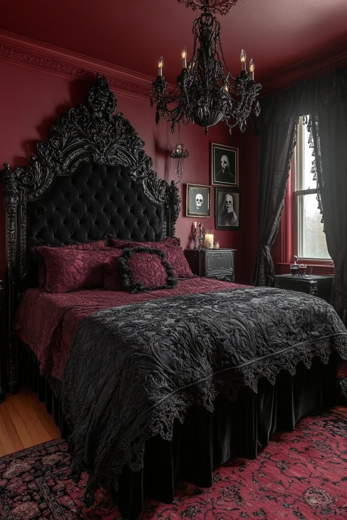 Gothic Glamour Bedroom