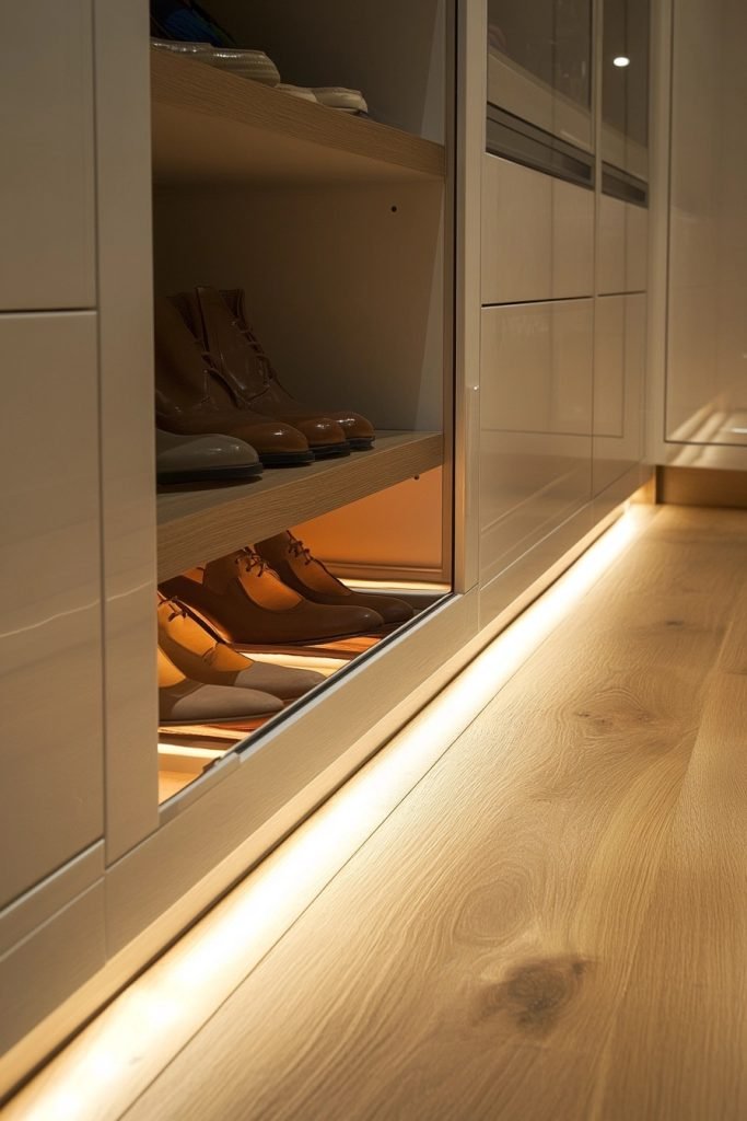 Hidden Shoe Compartments