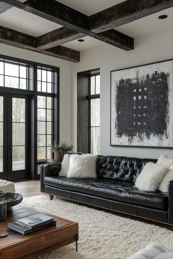 High-Contrast Industrial Farmhouse
