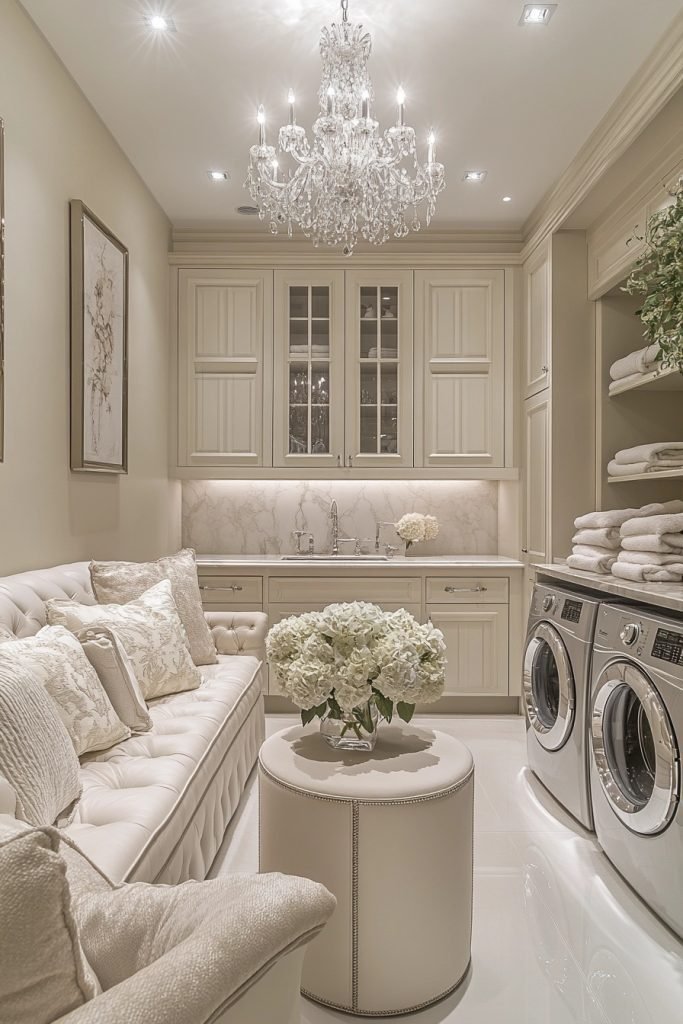 Luxury Basement Laundry Suite