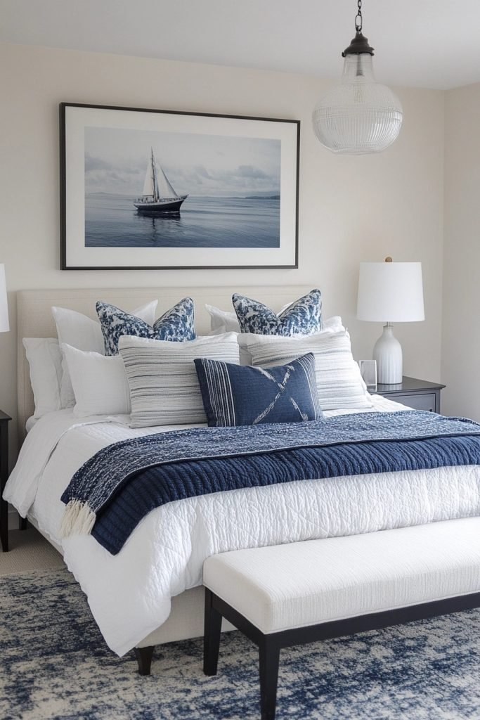 Maritime Minimalist Room
