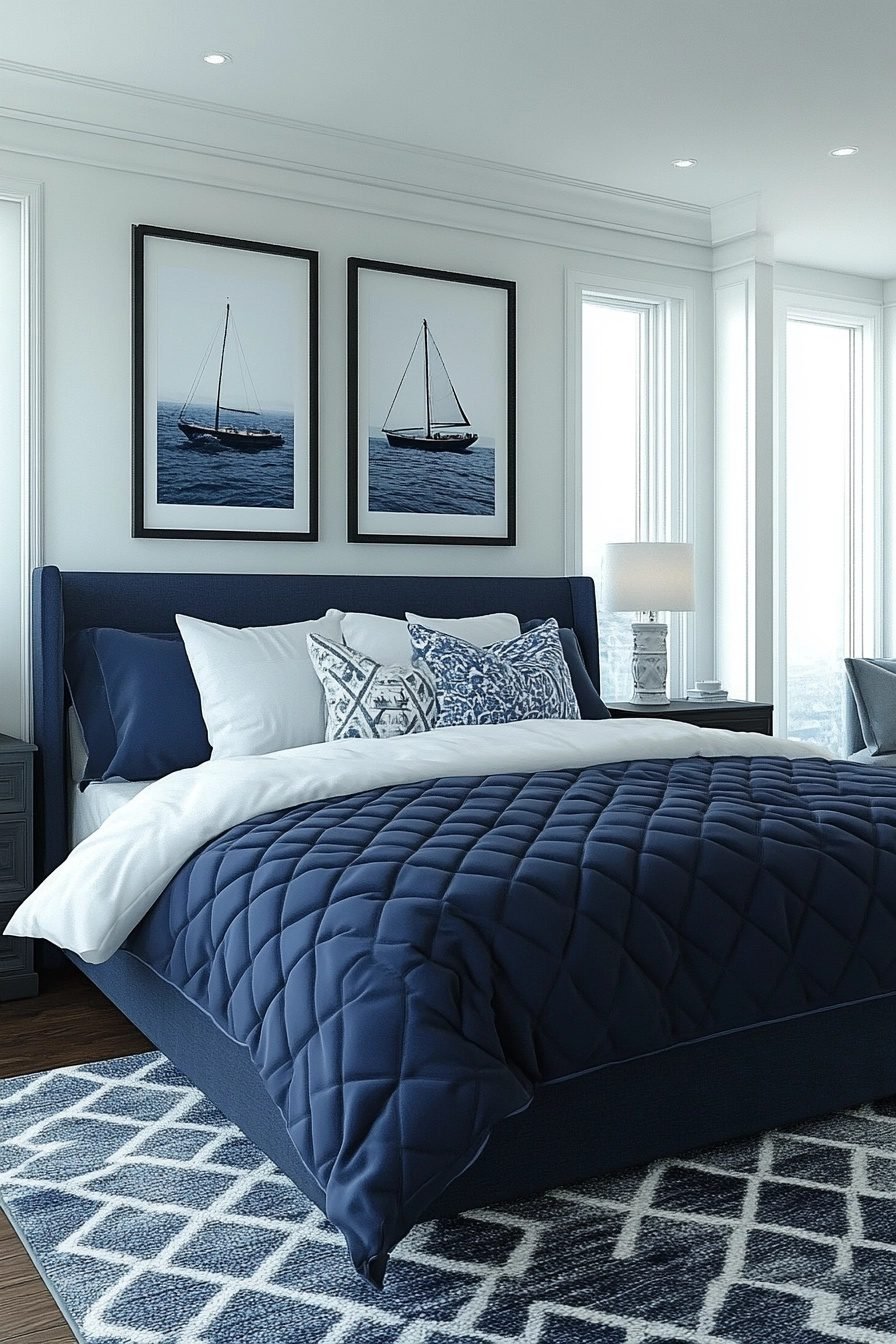 Curated visual reference: Fresh Look at 29 Ocean Inspired Bedrooms For A Refreshing Coastal Vibe