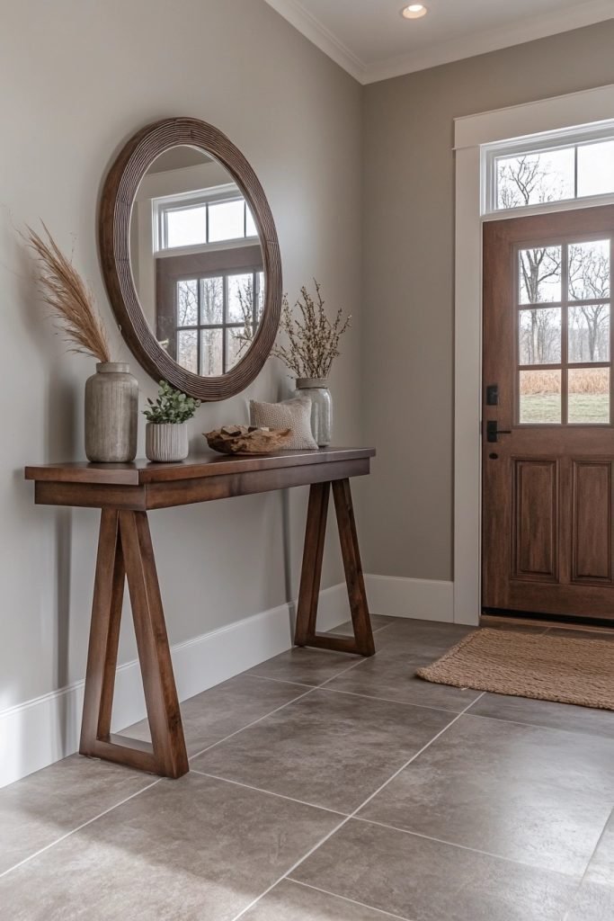 Minimalist Farmhouse Entryways
