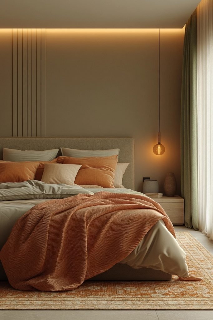 Minimalist Sage and Peach