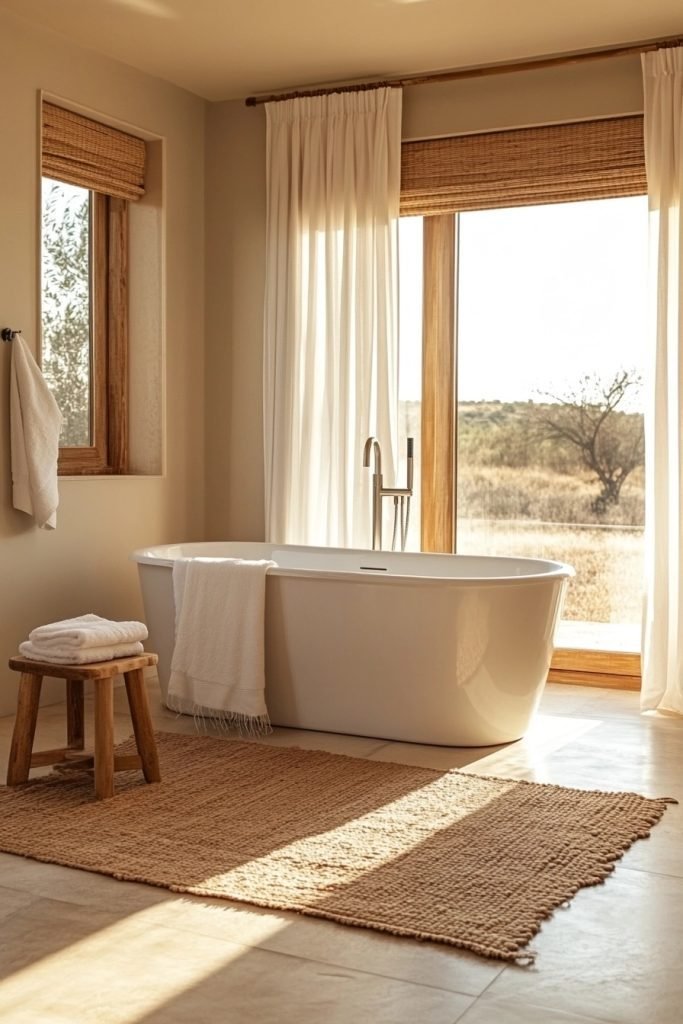 Minimalistic Sanctuary Bathroom