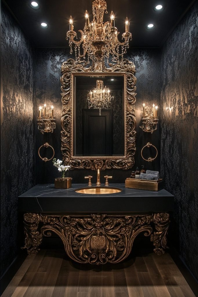 Modern Baroque Bathroom