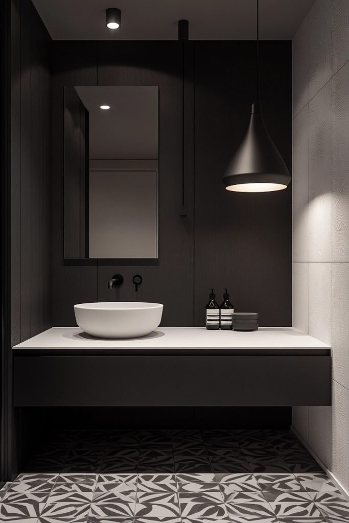 Modern Monochrome Bathroom