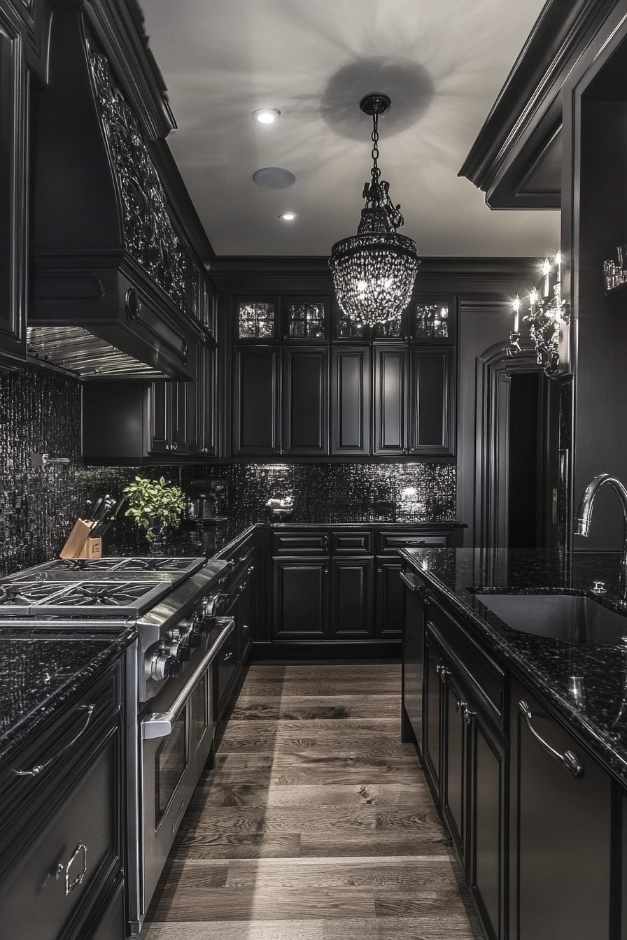 29 Black Modern Kitchen Ideas For A Bold And Sophisticated Look ...