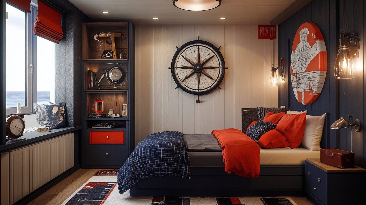 29 Nautical Themed Bedrooms To Capture The Spirit Of The Sea ...