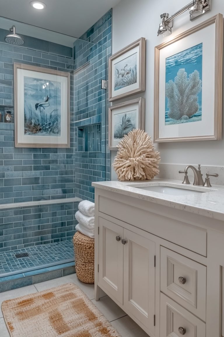 29 Coastal Farmhouse Bathroom Ideas To Create A Serene Oasis