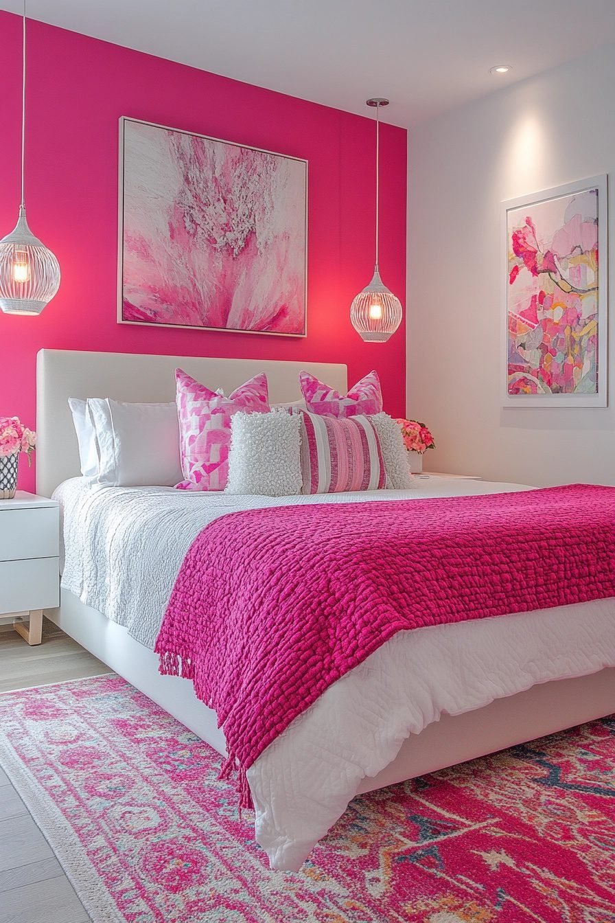 29 Pink And White Bedroom Ideas For A Soft And Elegant Look - Courtneys ...