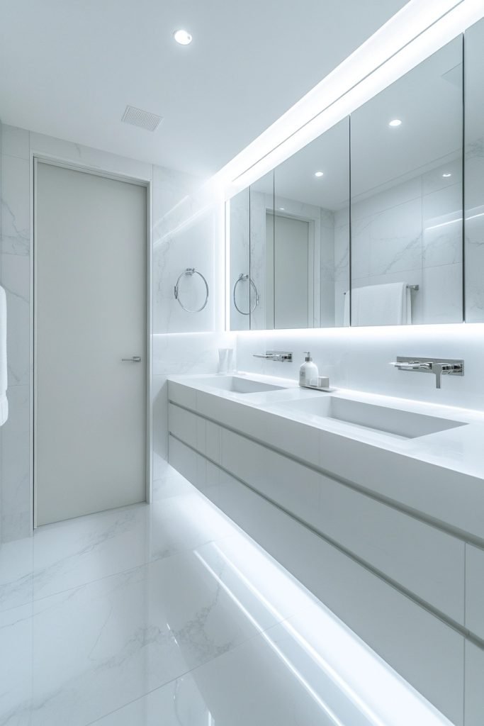 Pristine Minimalistic Bathroom