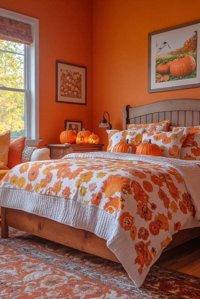 Pumpkin Patch Paradise Bedroom