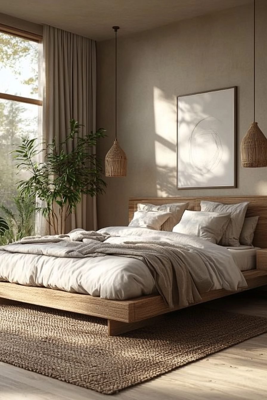 29 Organic Bedroom Ideas For A Natural And Cozy Atmosphere - Courtneys ...