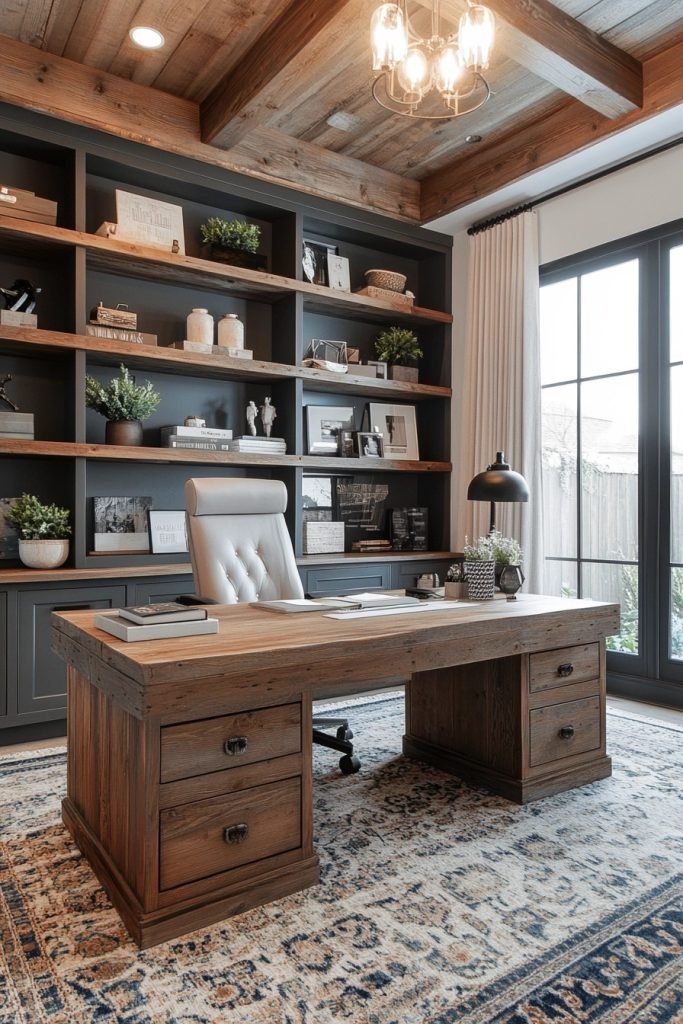 Refined Rustic Office