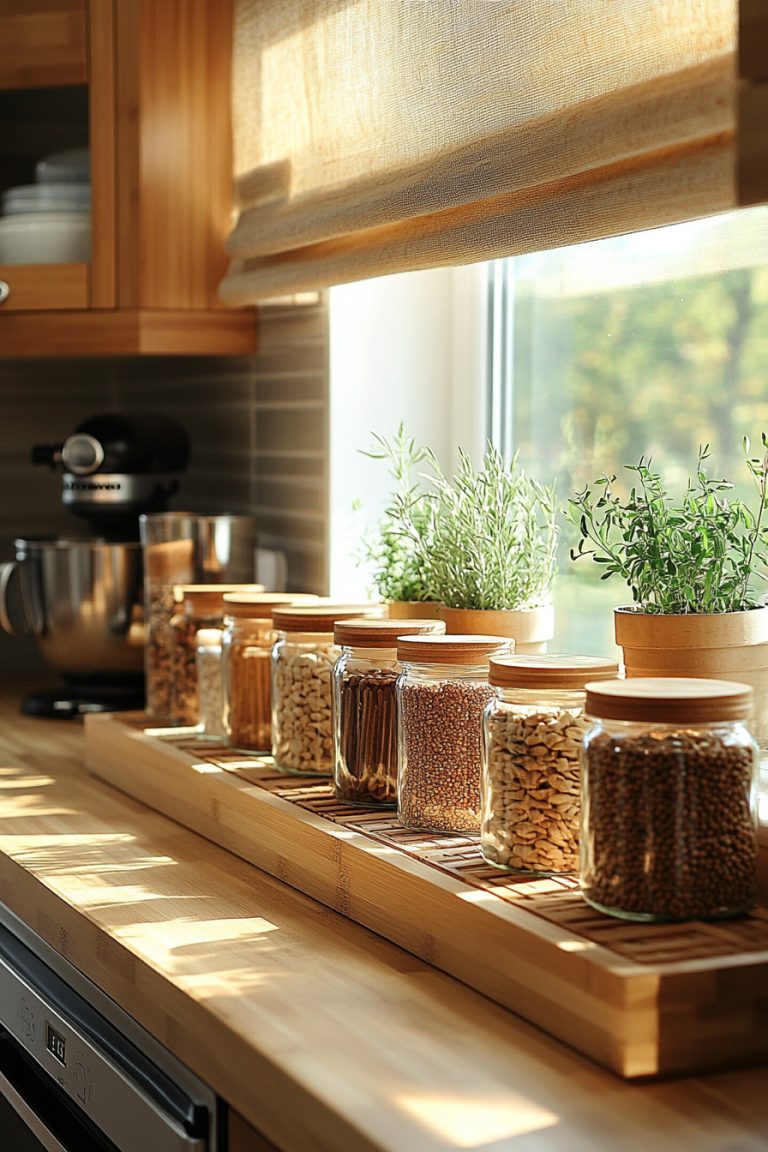 Image showcasing 29 Organic Modern Kitchen Inspirations For A Clean And Natural ...