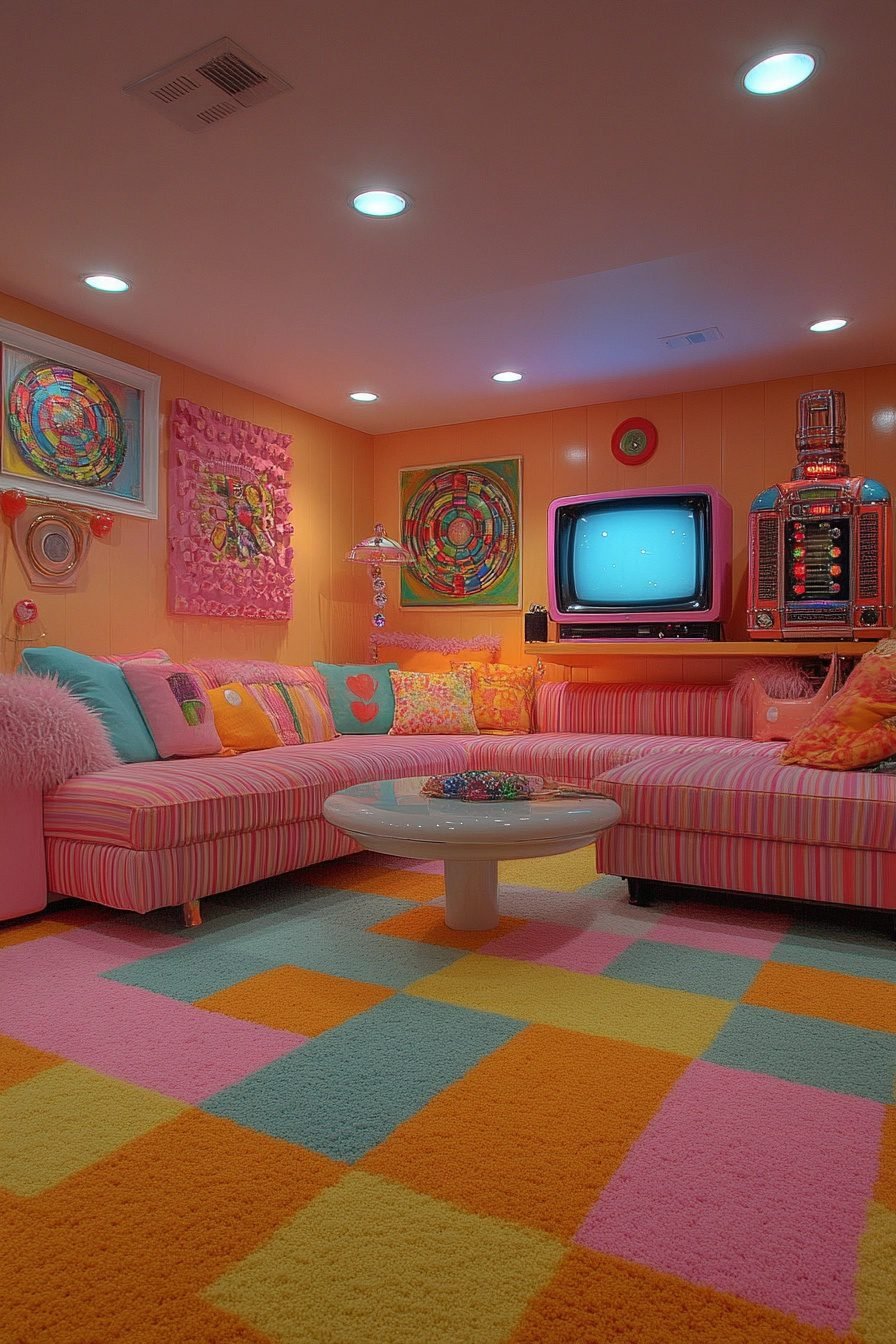 Image showcasing 29 Vintage Living Room Ideas For A Retro Chic Style - Courtneys World