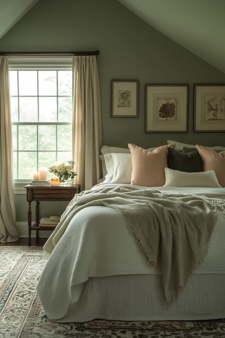 29 Sage Green And Peach Bedroom Ideas For A Chic And Tranquil Vibe - Courtneys World