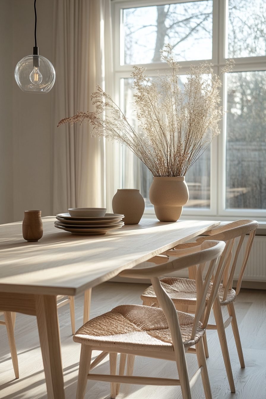 29 Minimalistic Dining Room Ideas For Effortless Elegance - Courtneys World - Danish Design Minimalist Dining Room Ideas