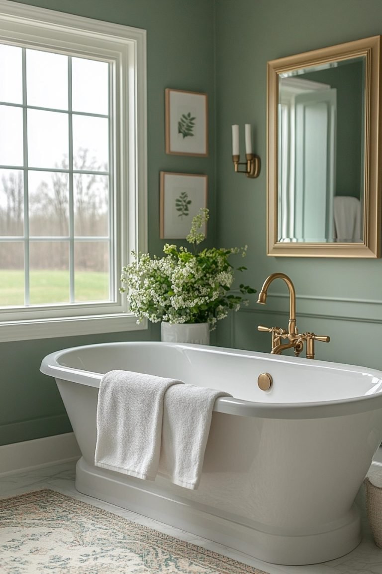 29 Emerald Green And Gold Bathroom Ideas For A Luxurious Space - Courtneys World