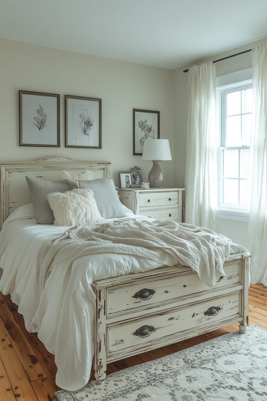 29 Shabby Chic Bedroom Ideas For Vintage Charm - Courtneys World