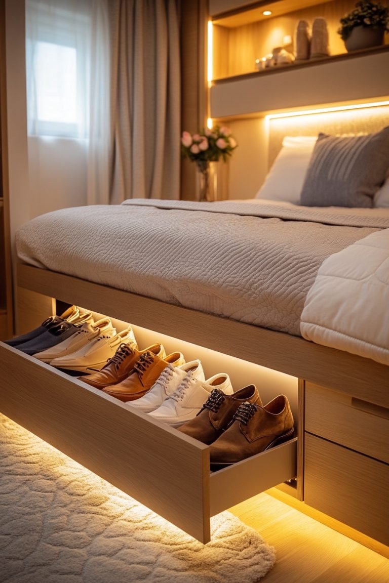 Shoe Rack Sliding Shelf 29 Shoe Storage Ideas For A Functional And Stylish Space - Courtneys World